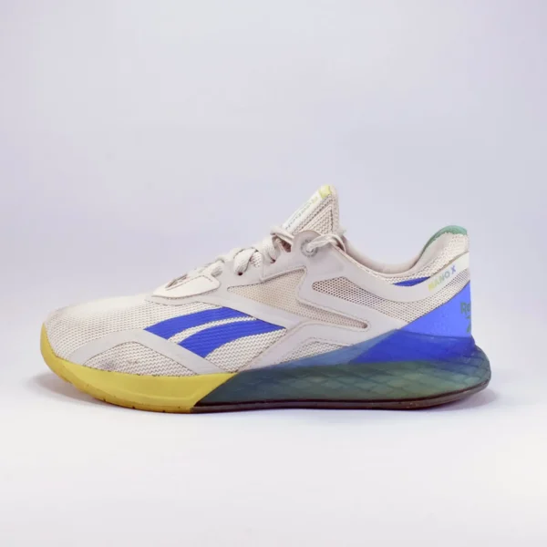 Reebok Nano X ReeCycle Chartreuse Blue Trainers - Image 3