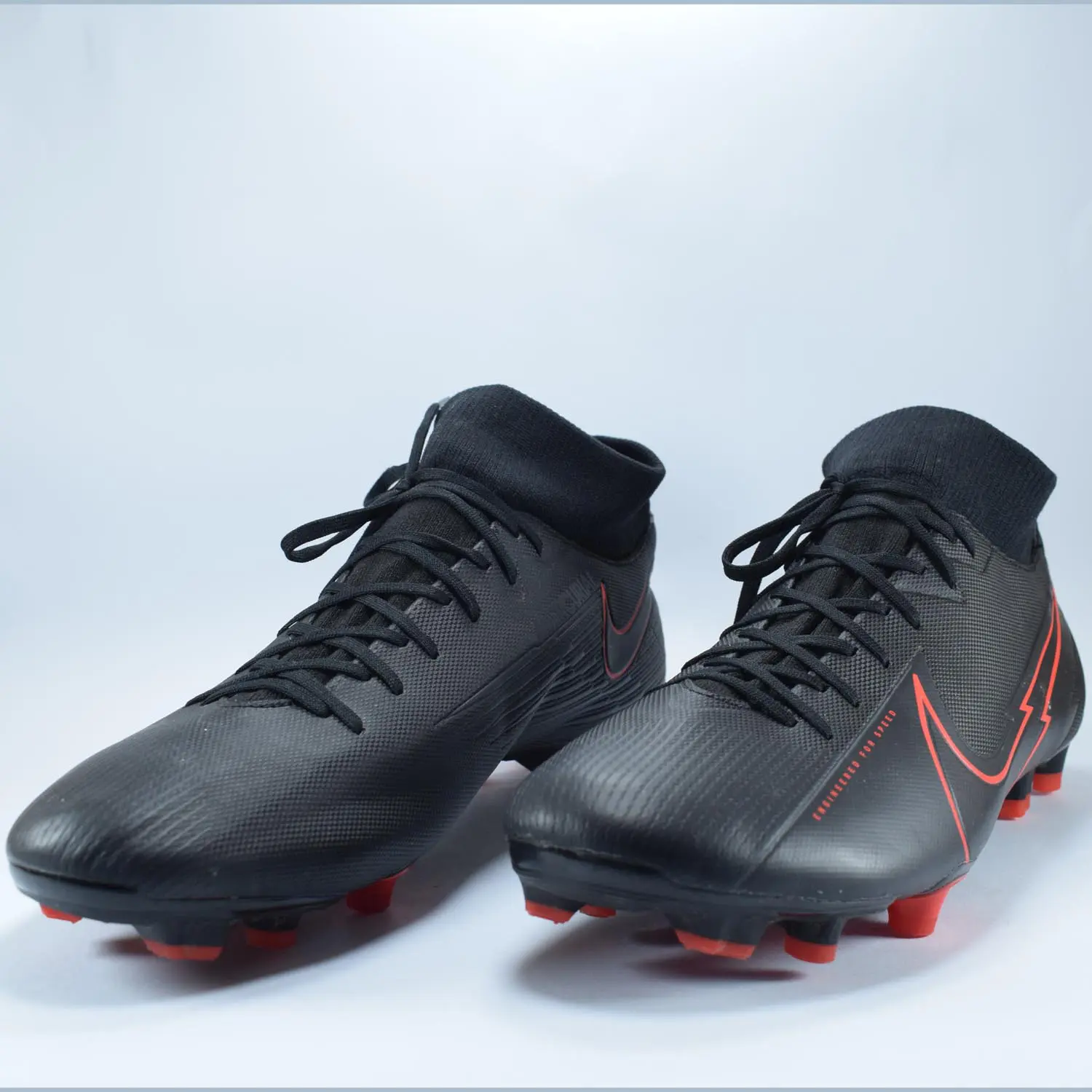 Nike Mercurial Superfly 7 Pro FG Black X Chile Red - Image 8